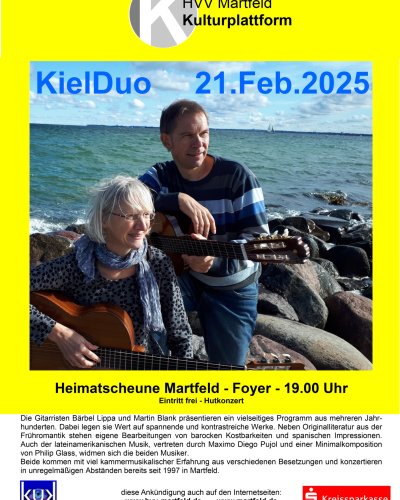 Konzert: KielDuo am 21.02.2025